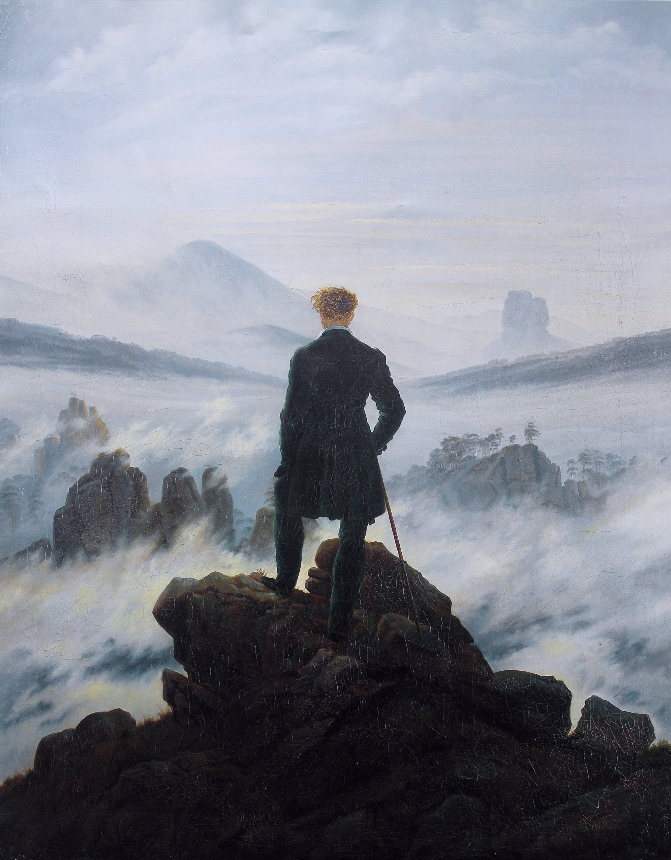 Caspar David Friedrich - Wanderer above the Sea of Fog